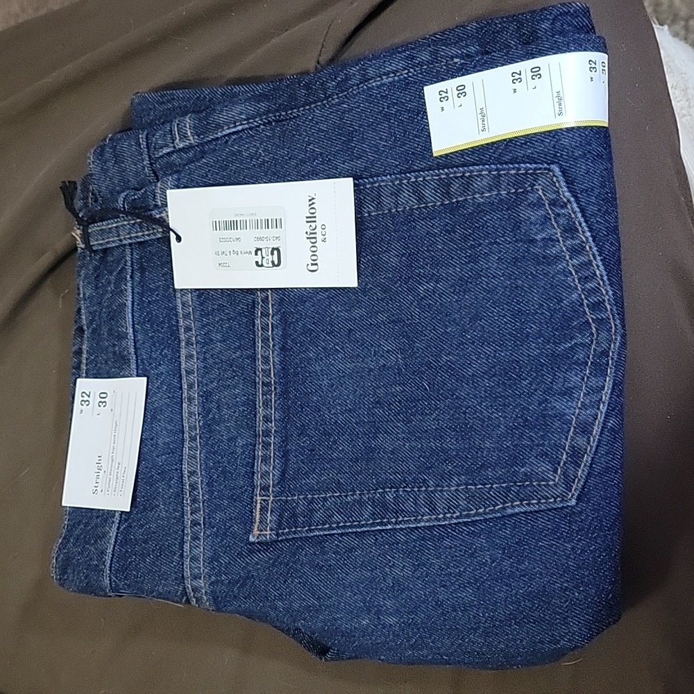 Men's Straight Leg 32x30 Goodfellow & Co. Blue Jeans